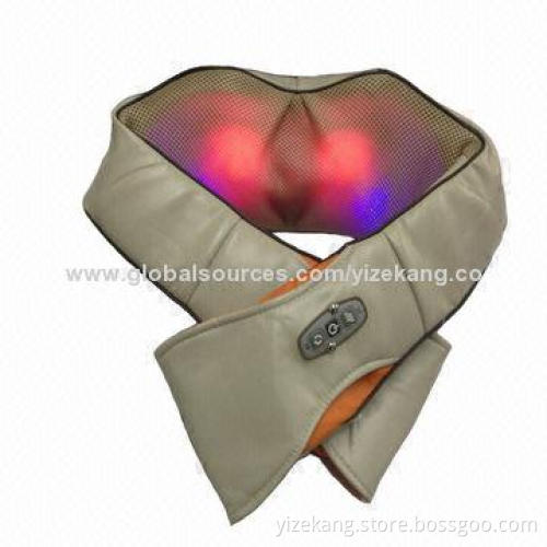 Infrared Kneading Neck Massager with 50-60Hz Frequency, Built-in Zipper